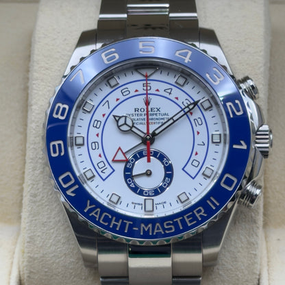 Rolex Yacht-Master II / 116680 / Weiß / Oyster / Full Set / 2019