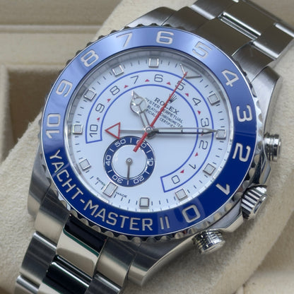 Rolex Yacht-Master II / 116680 / Weiß / Oyster / Full Set / 2019