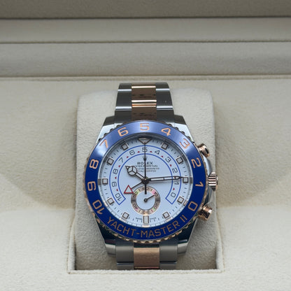 Rolex Yacht-Master II / 116681 / Weiß / Oyster / Full Set / 2024