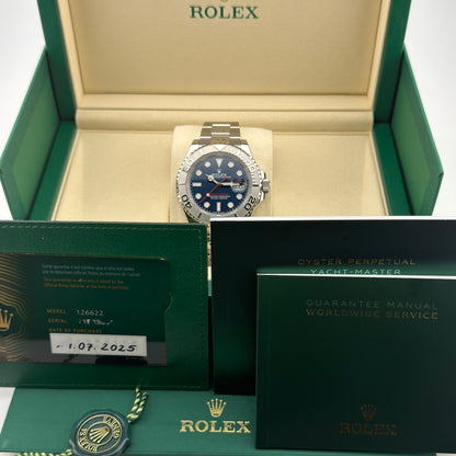 Rolex Yacht-Master 40 / 126622 / blau / Oyster / Full Set / 2025