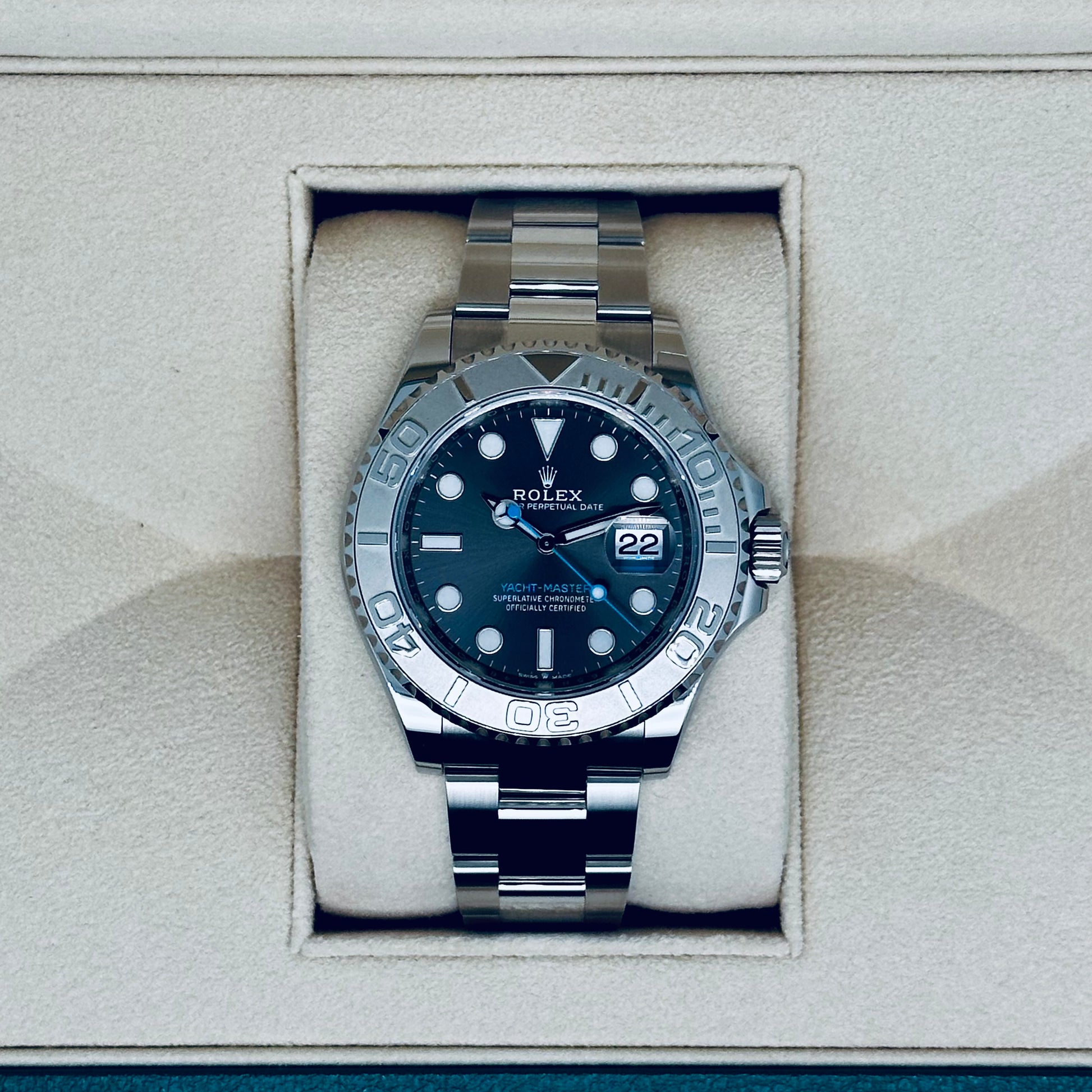 Rolex Yacht-Master / 126622 / rhodium / Oyster / Full Set