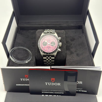 Tudor Black Bay Chrono / M79360N-0019 / pink / Edelstahl / Full Set / 2025