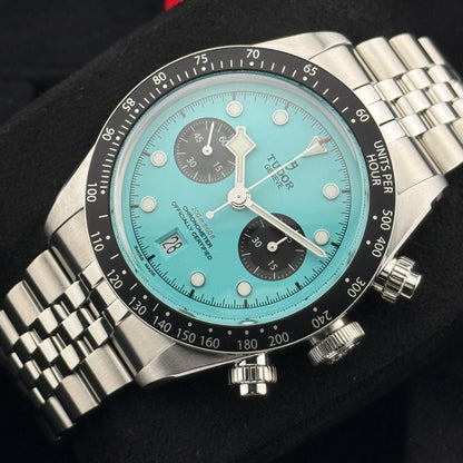Tudor Black Bay Chrono / M79360N-0024 / türkis / Edelstahl / Full Set / 2025 (Kopie)