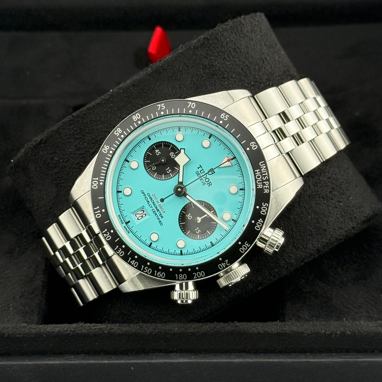 Tudor Black Bay Chrono / M79360N-0024 / türkis / Edelstahl / Full Set / 2025