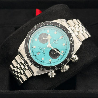 Tudor Black Bay Chrono / M79360N-0024 / türkis / Edelstahl / Full Set / 2025 (Kopie)