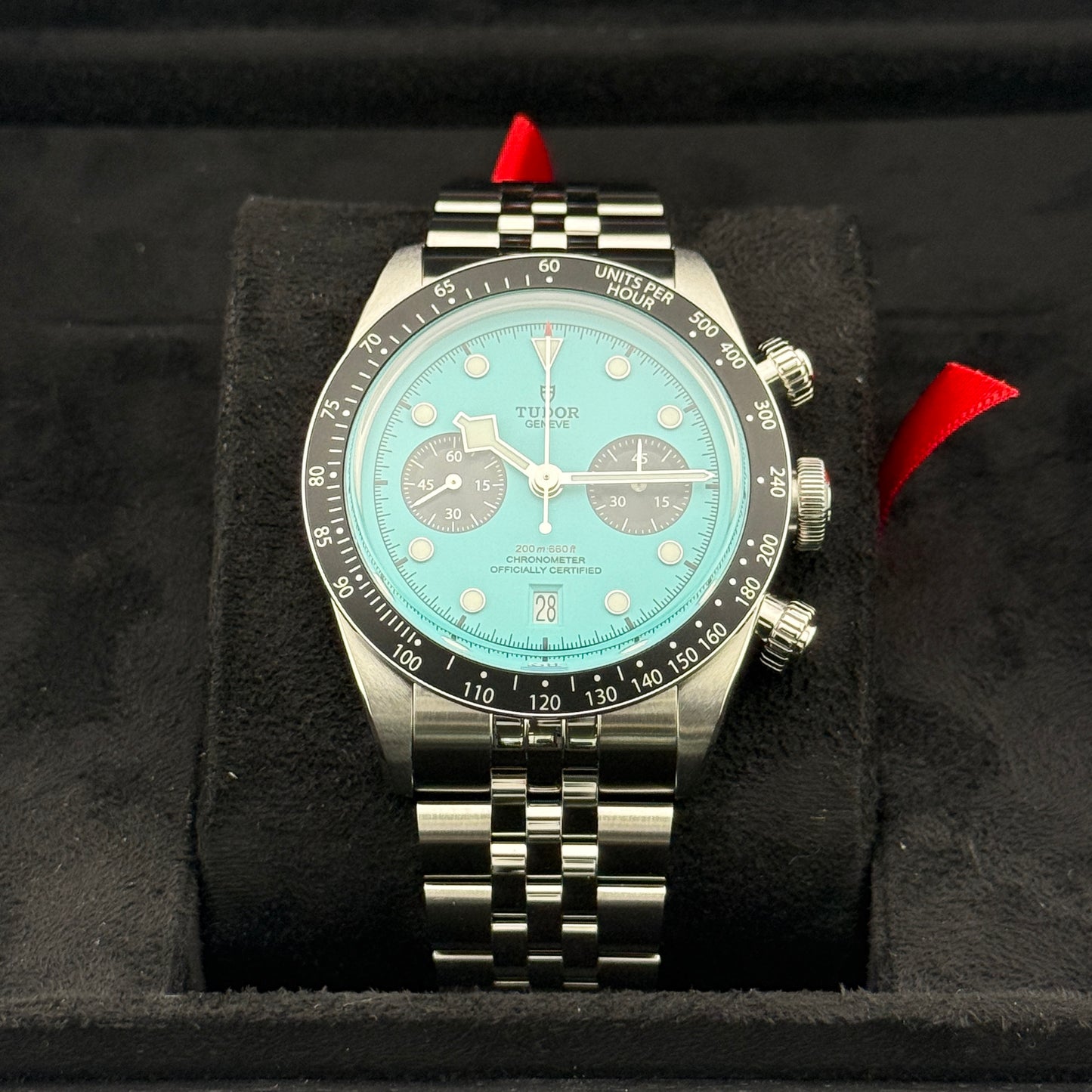 Tudor Black Bay Chrono / M79360N-0024 / türkis / Edelstahl / Full Set / 2025
