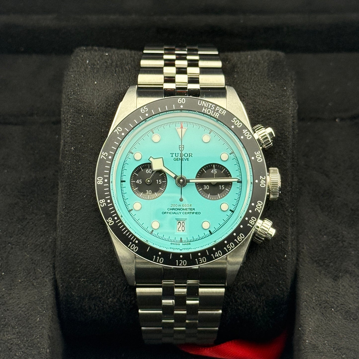 Tudor Black Bay Chrono / M79360N-0024 / türkis / Edelstahl / Full Set / 2025 (Kopie)
