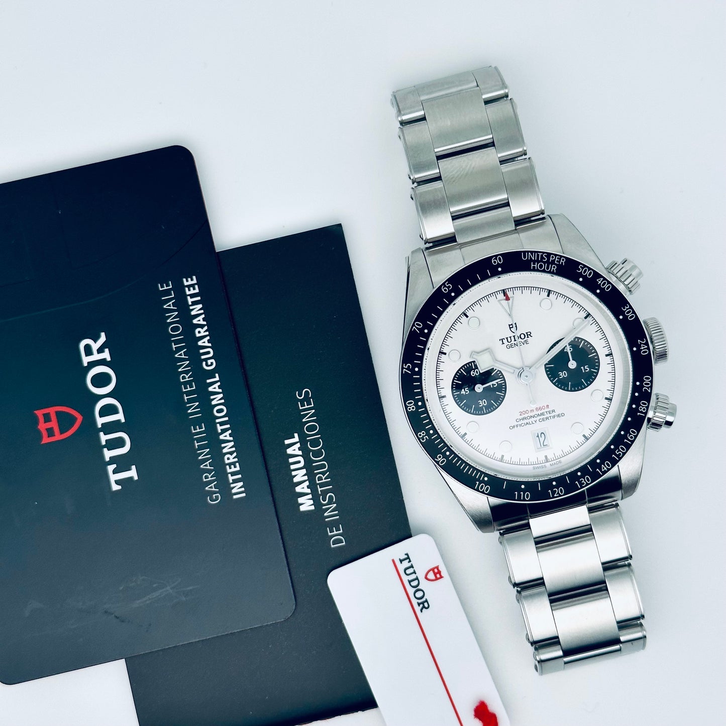 Tudor Black Bay Chrono / M79360N-0002 / weiß / Edelstahl / 2023 / Full Set