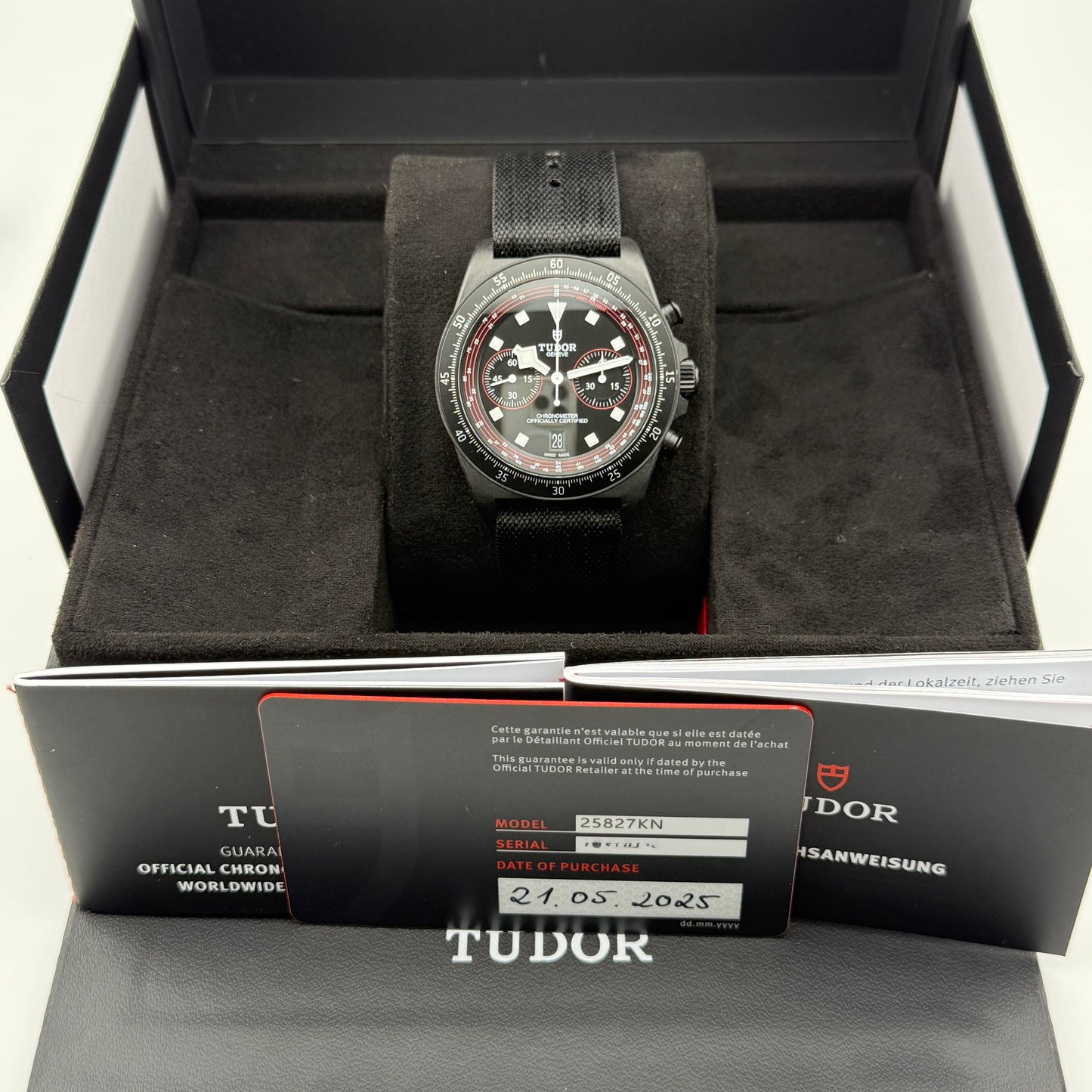 Tudor Pelagos FXD Chrono / M25827KN / schwarz / Carbon / Full Set / 2025