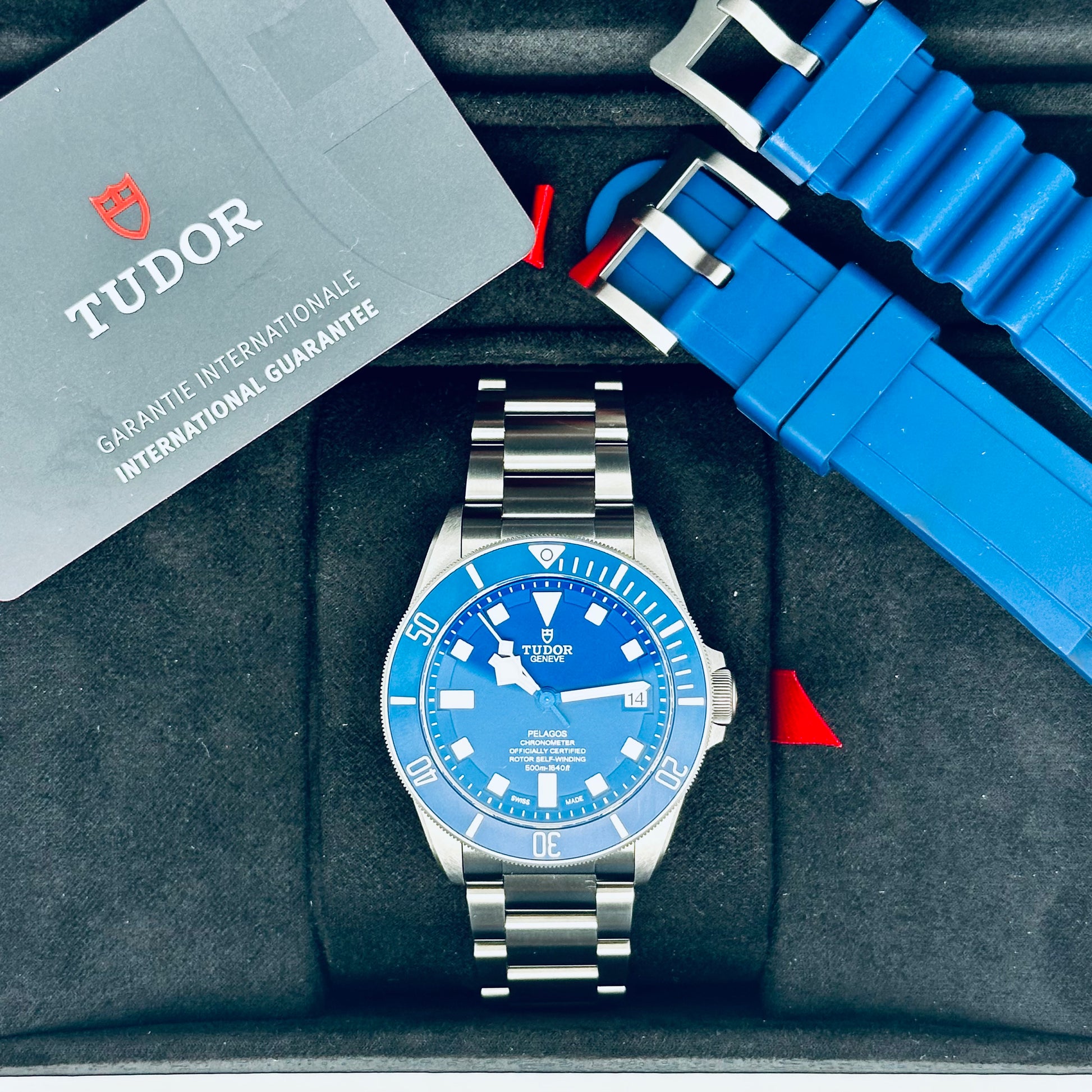 Tudor Pelagos / M25600TB-0001 / blau / Titan / Full Set / 2024